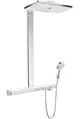 Hansgrohe-HG-Showerpipe-Rainmaker-Select-E-460-3jet-weiss-chrom-27106400 gallery number 1